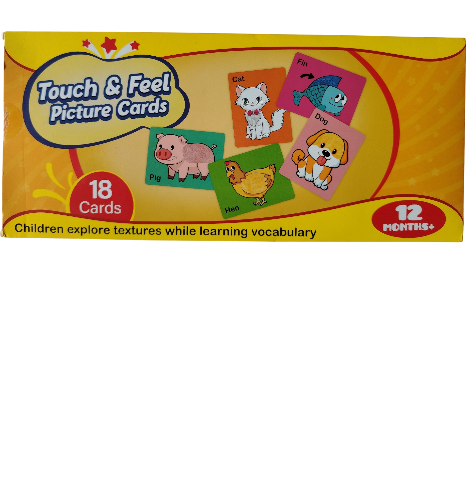JUEGO TARJETAS DIDACTICAS SENSORIALES TOUCH AND FEEL EXPLORE