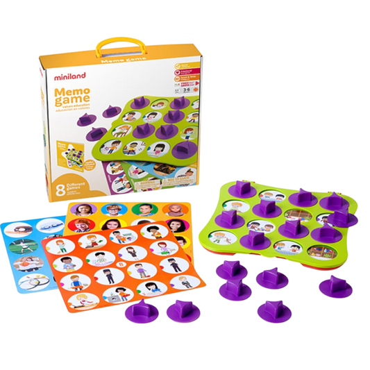 JUEGO MEMORIA EDUCACION EN VALORES MINILAND