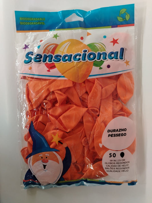 GLOBO #9 SENSACIONAL DURAZNO 50UND
