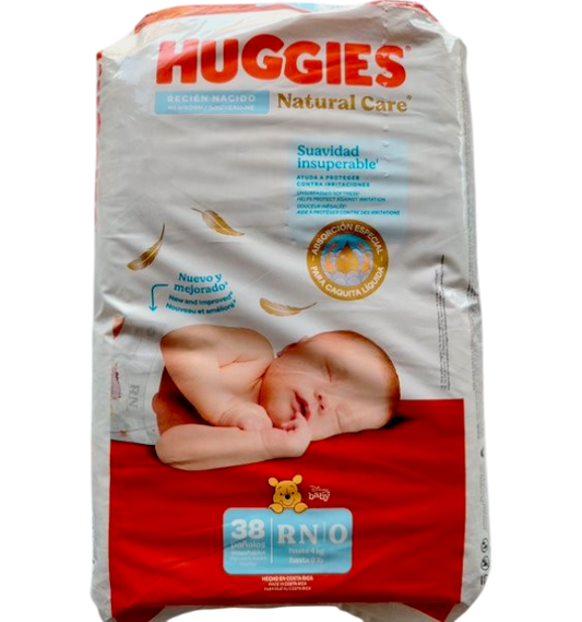 HUGGIES PANAL NAT RECIEN NACIDO 25 UND