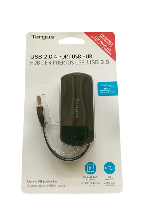 HUB 4 PUERTOS TARGUS USB ACH114US