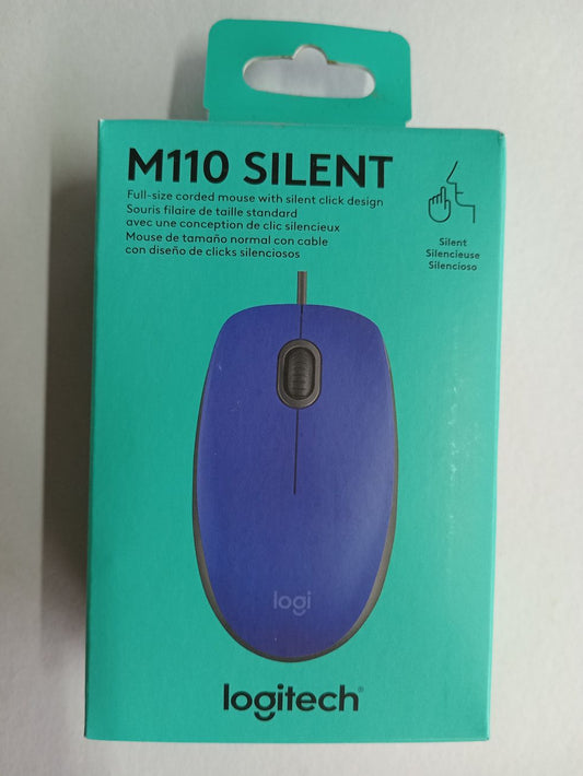 MOUSE LOGITECH USB M110 BLUE 910-006662