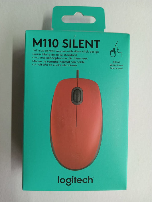 MOUSE LOGITECH M110 RED 910-006755