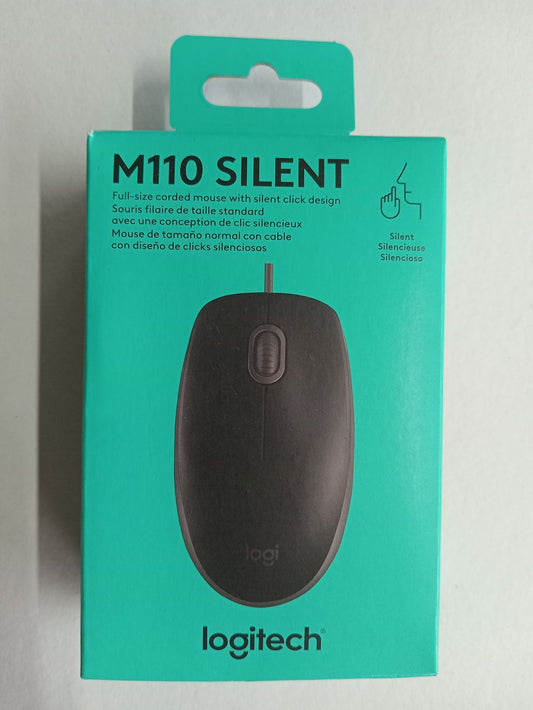 MOUSE LOGITECH M110 BLACK USB