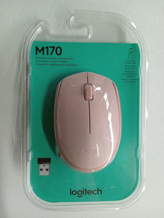 MOUSE LOGITECH INALAMBRICO M170 ROSE 910-006862T