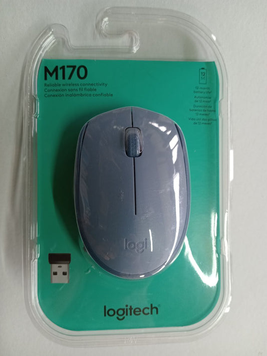 MOUSE LOGITECH INALAMBRICO M170 BLUEGREY 910-006863