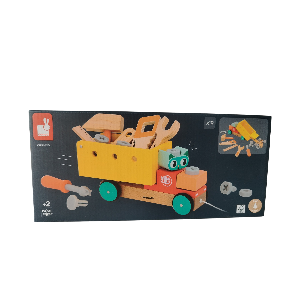 JUEGO CAJA DE HERRAMIENTAS DE ENSARTE TOOKY TOY CAMIONCITO