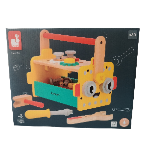 JUEGO CAJA DE HERRAMIENTAS DE ENSARTE TOOKY TOY CAMIONCITO