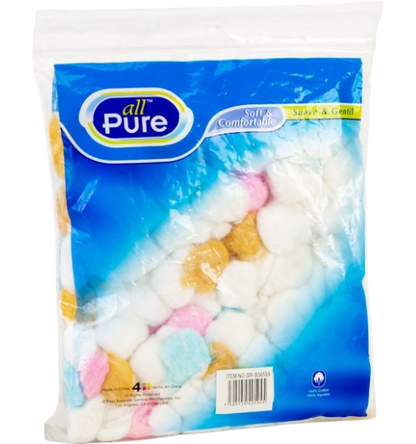 ALGODON COTTON BALLS ALL PURE 200UNDS