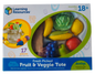 JUEGO BOLSA DE FRUTAS Y VERDURAS PLAST LEARNING RESOURCES 17-20UND
