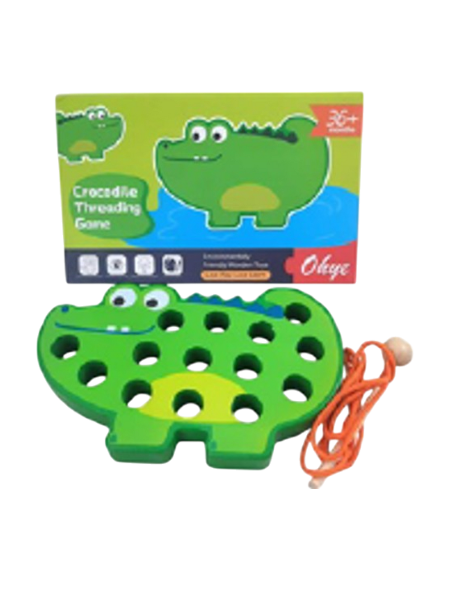 JUEGO ANIMAL DE MADERA PARA ENHEBRADO ANCHO OHYE DD1292