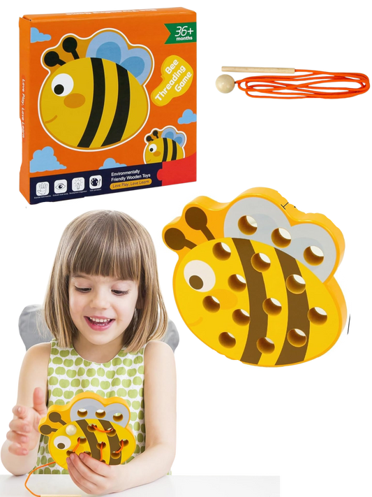 JUEGO ANIMAL DE MADERA PARA ENHEBRADO ANCHO OHYE DD1292
