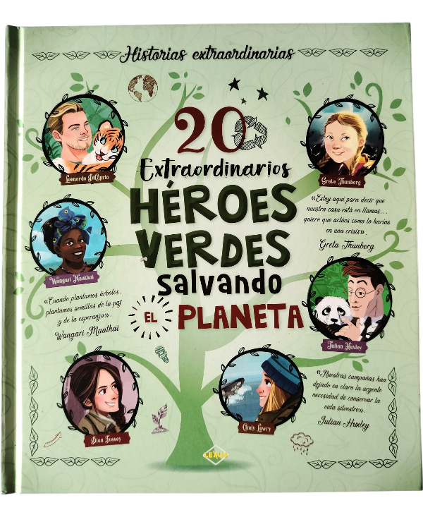 LIBRO PASTA DURA EXTRAORDINARIOS HEROES, EXPLORADORES Y LIDERES LEXUS