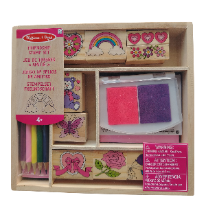 SET SELLOS MADERA LA GRANJA-DINO MELISSA AND DOUG X8 X9