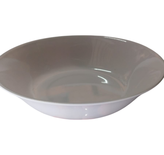 BOWL HONDO BLANCO MELAMINA 20X5CM