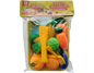 SET DE FRUTAS Y VEGETALES EN BOLSA YUMMY FUN FOOD 22X22CM