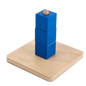 DIDACTICO CUBOS MADERA CON BARRA VERTICAL