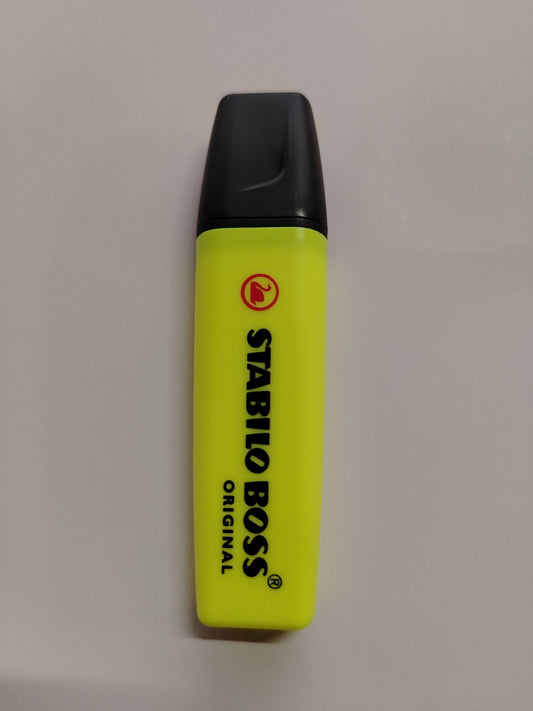 RESALTADOR STABILO BOSS AMARILLO
