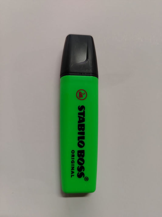 RESALTADOR STABILO BOSS VERDE