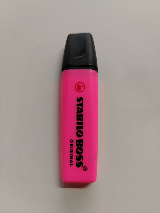 RESALTADOR STABILO BOSS ROSADO