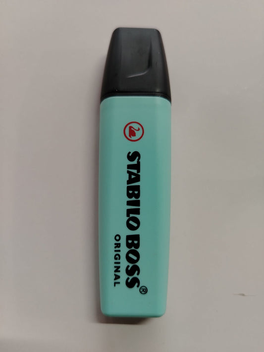 RESALTADOR STABILO BOSS TURQUESA PASTEL
