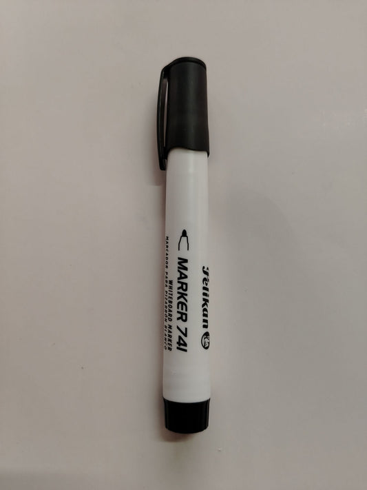 MARCADOR PIZARRA PELIKAN 741 NEGRO DESECHABLE PTA BALA