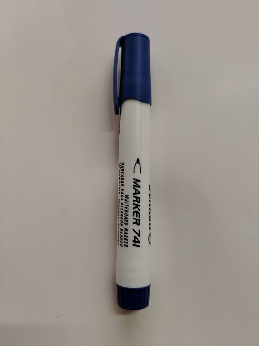 MARCADOR PIZARRA PELIKAN 741 AZUL DESECHABLE PTA BALA