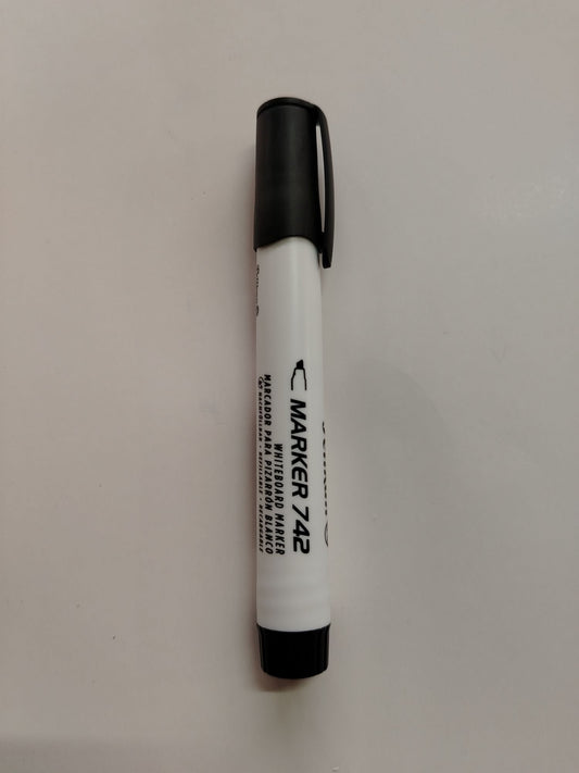 MARCADOR PIZARRA PELIKAN 742 NEGRO RECARGABLE PTA BISELADA