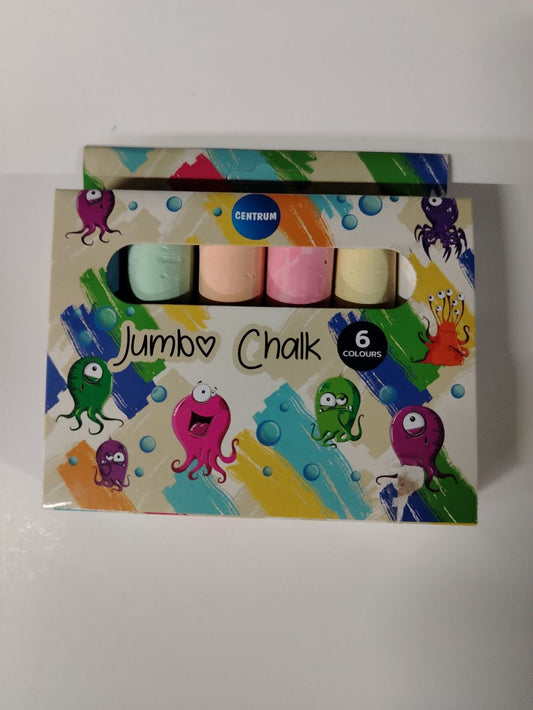 TIZA JUMBO CENTRUM 6 COLORES