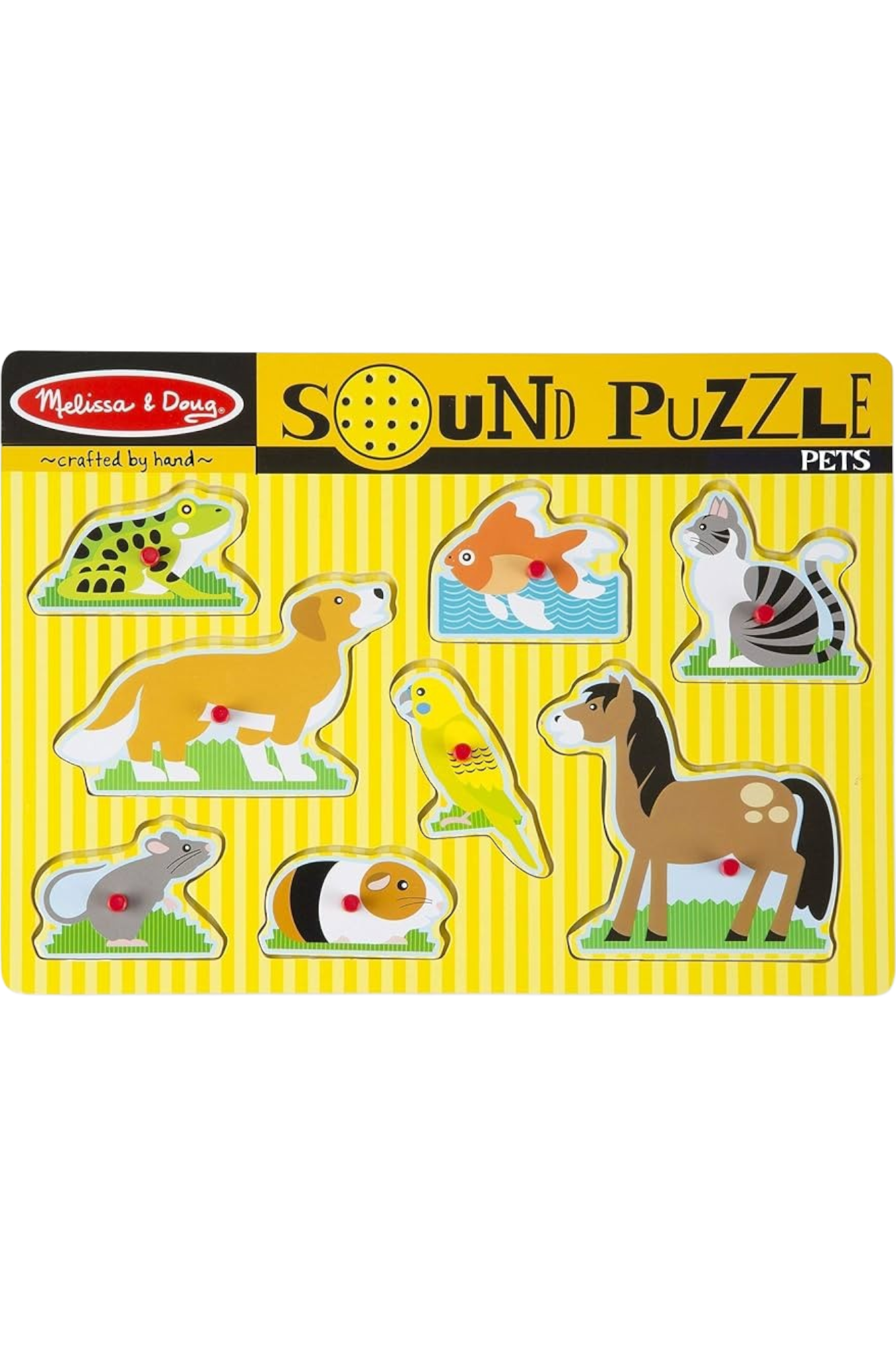 ROMPECABEZAS CHUNKY GRANJA Y MASCOTAS CON SONIDOS MELISSA AND DOUG
