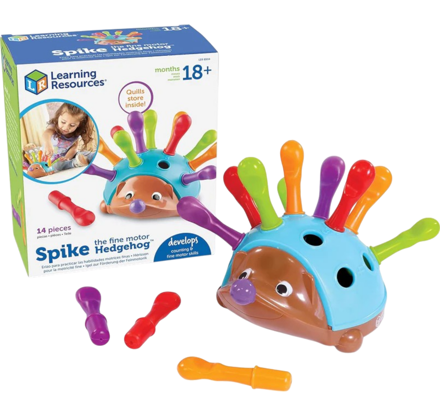 JUEGO DE ENSARTE ERIZO PLASTICO LEARNING RESOURCES