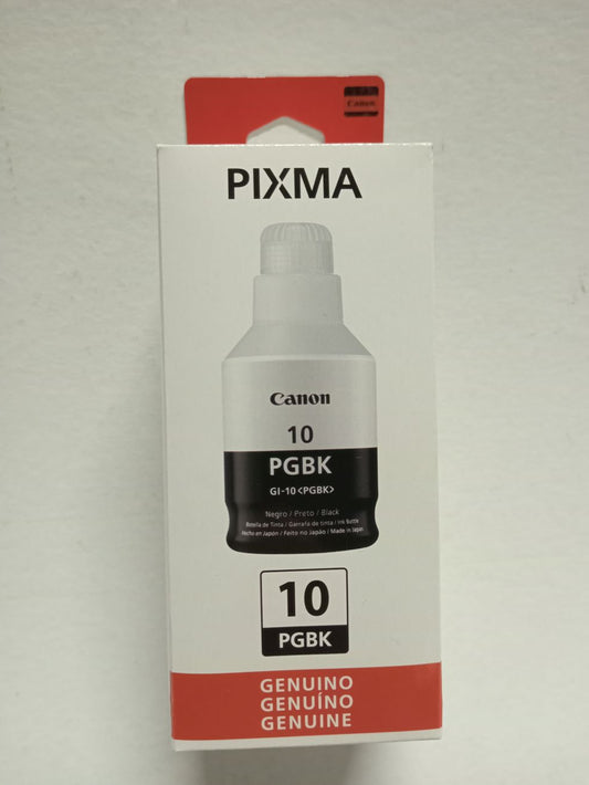 TANQUE DE TINTA  CANON GI-10 (PGBK) NEGRO (170ML)