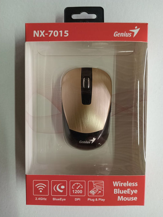 MOUSE GENIUS NX-7015 DORADO INALAMBRICO