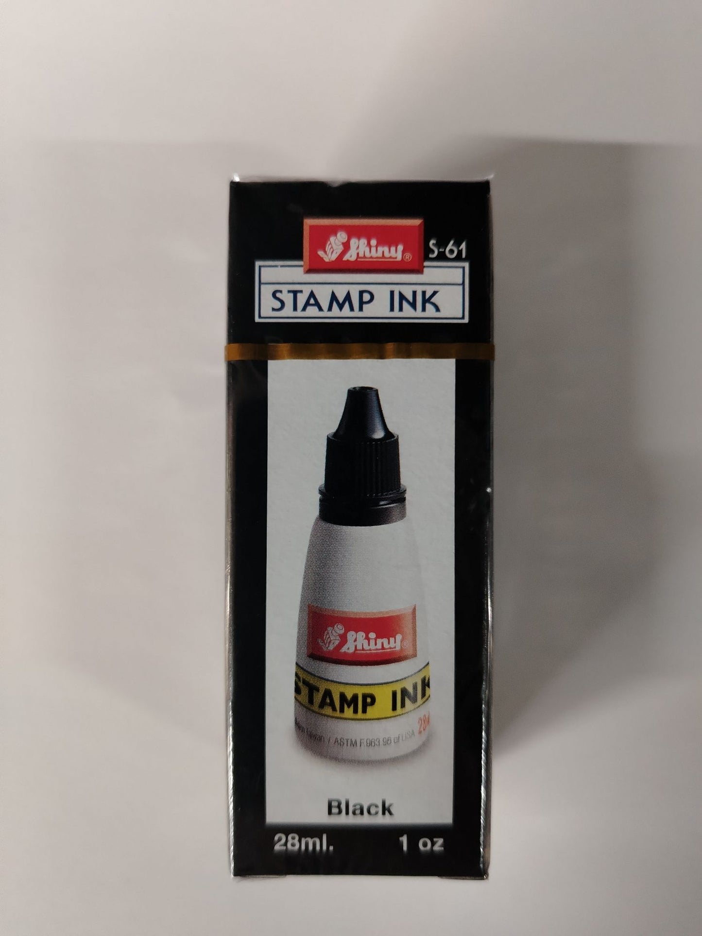 TINTA PARA SELLO SHINY NEGRA 28ML