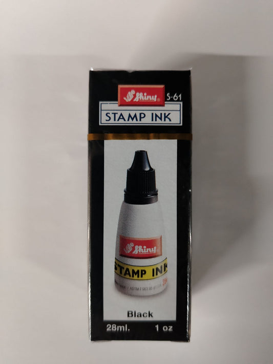 TINTA PARA SELLO SHINY NEGRA 28ML