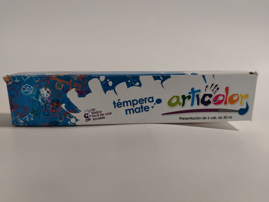 TEMPERA ARTICOLOR MATE 6COL