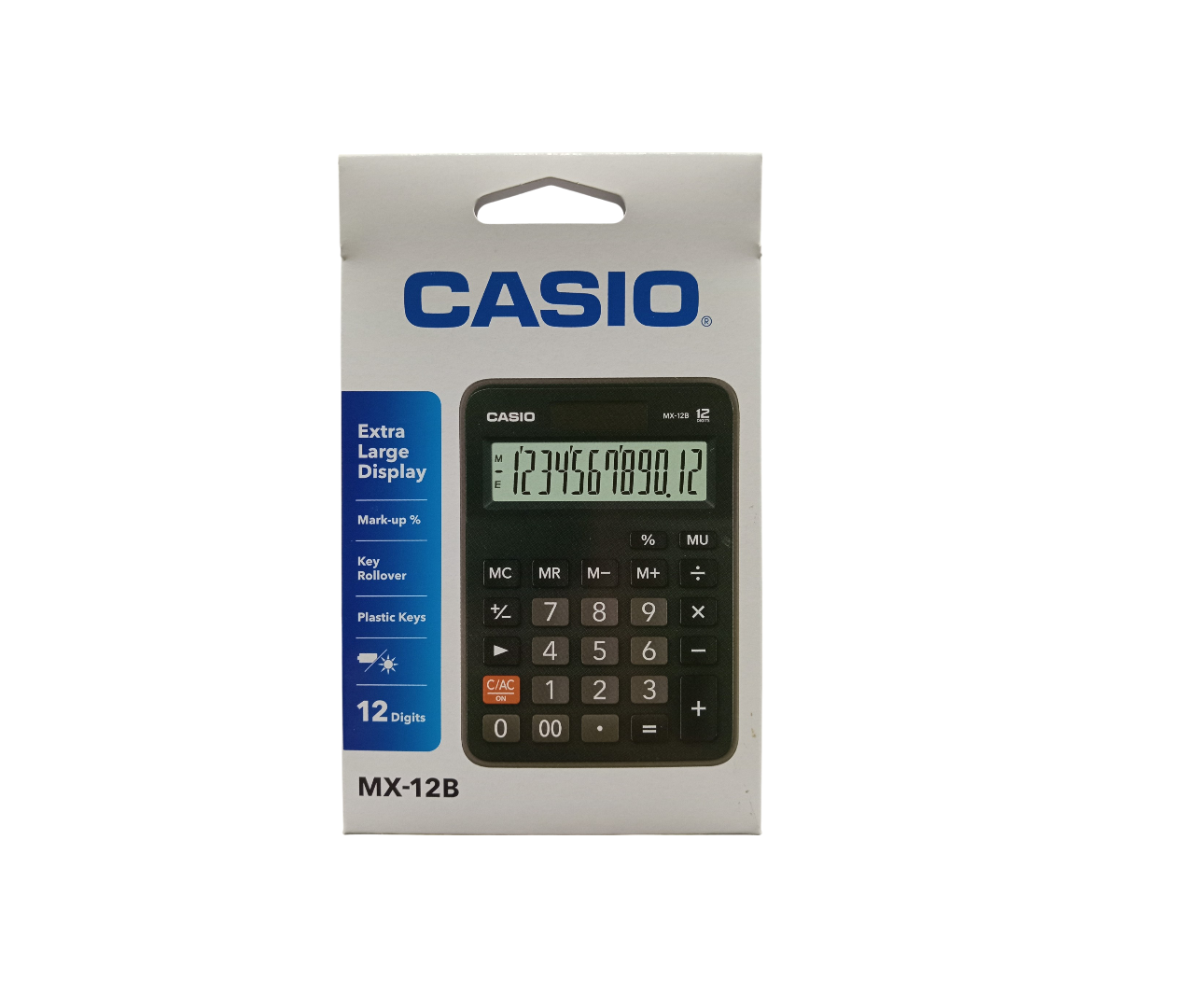 CALCULADORA CASIO MX-12B BK/MESA