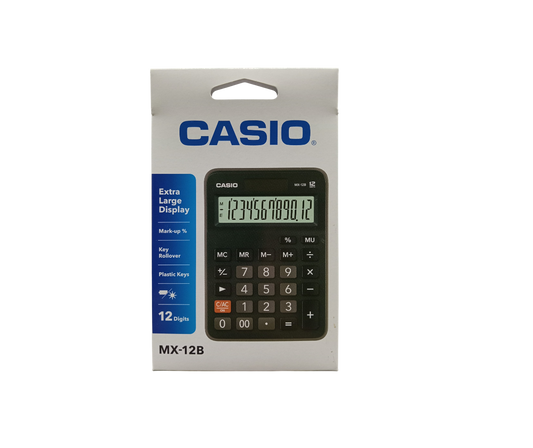 CALCULADORA CASIO MX-12B BK/MESA