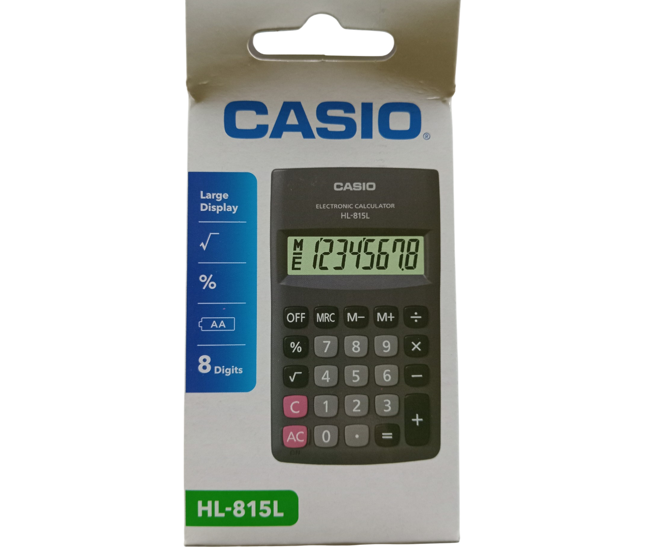 CALCULADORA CASIO HL-815L-BK /BOLSILLO