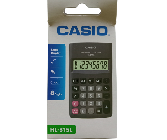 CALCULADORA CASIO HL-815L-BK /BOLSILLO