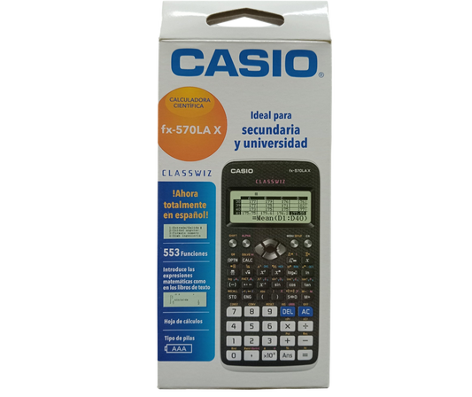 CALCULADORA CASIO FX-570LA X/CIENCIA