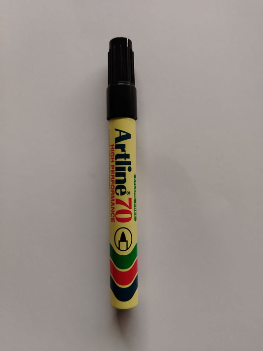 MARCADOR PERMANENTE ARTLINE 70 NEGRO RECARGABLE PTA BALA