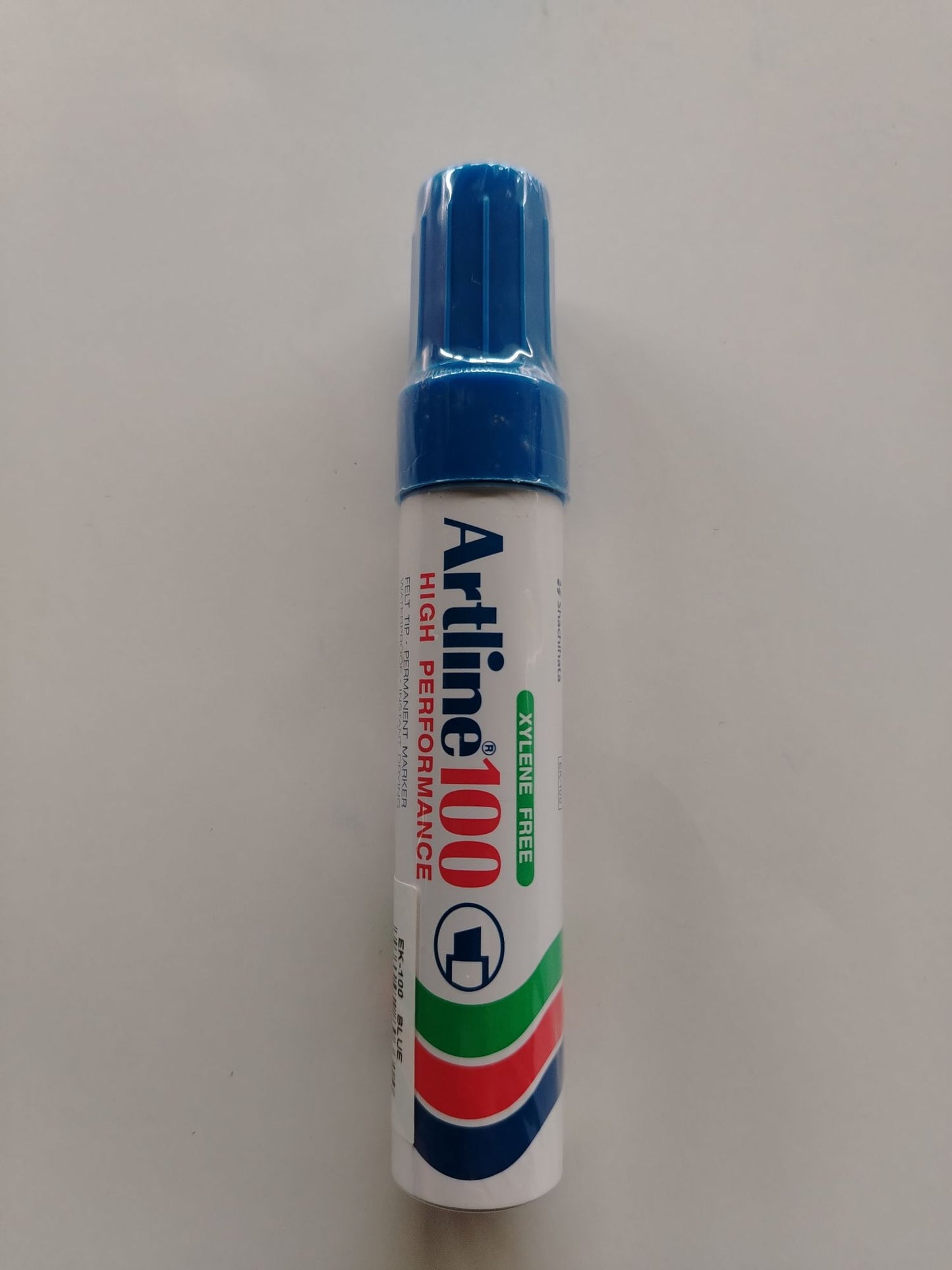 MARCADOR PERMANENTE ARTLINE 100 AZUL PTA GRUESA BISELADA