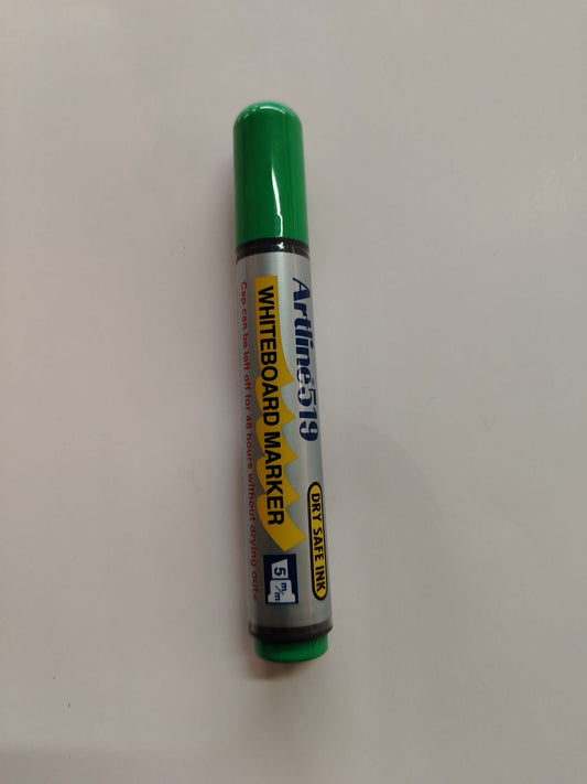 MARCADOR PIZARRA ARTLINE 519 VERDE DESECHABLE PTA BISELADA
