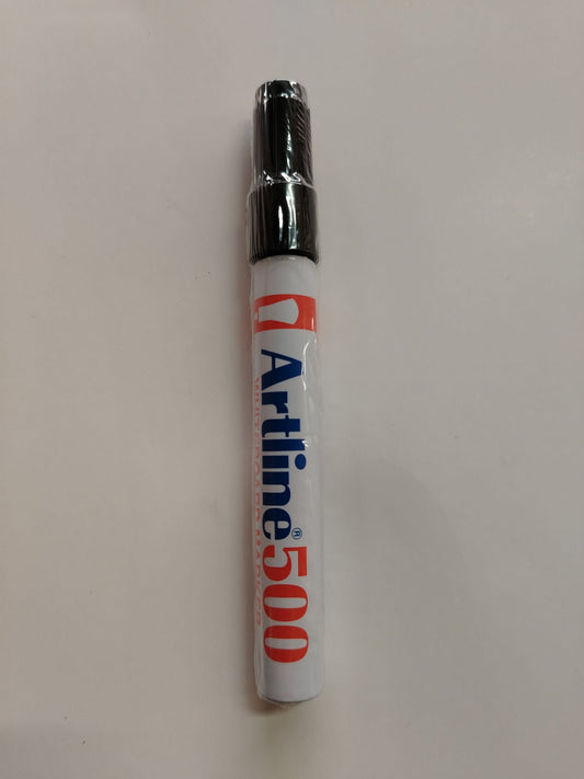 MARCADOR PIZARRA ARTLINE 500 NEGRO RECARGABLE PTA BALA