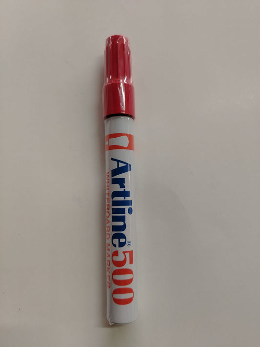 MARCADOR PIZARRA ARTLINE 500 ROJO RECARGABLE PTA BALA