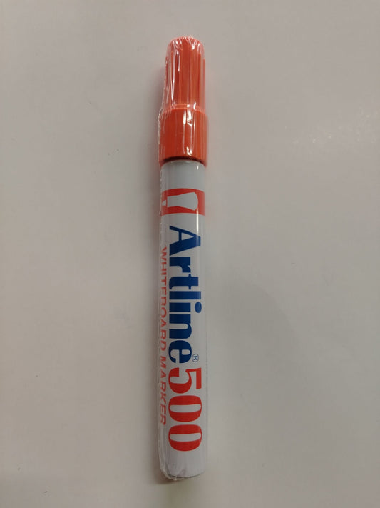 MARCADOR PIZARRA ARTLINE 500 NARANJA RECARGABLE PTA BALA