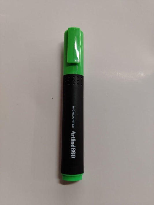 RESALTADOR ARTLINE 660 VERDE NEON/12s