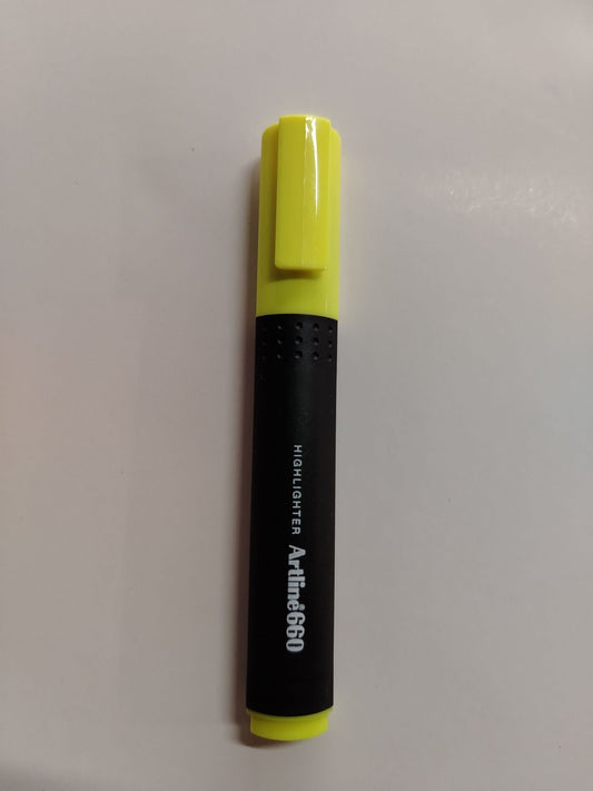 RESALTADOR ARTLINE 660 AMARILLO NEON/12s