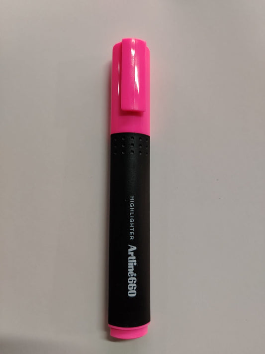 RESALTADOR ARTLINE 660 ROSADO NEON/12s